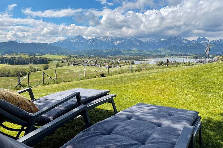Hütte für 2 Personen, mit Garten am Forggensee