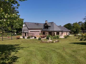 Maison d’hôte pour 2 personnes, avec vue ainsi que jardin et terrasse à Sainte-Marie-au-Bosc