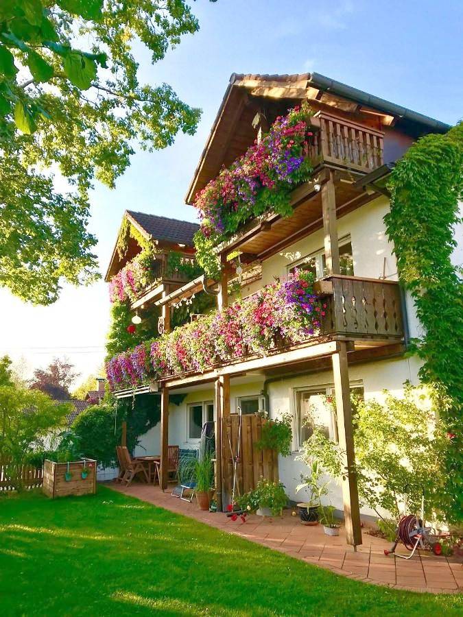Ferienwohnung für 4 Personen, mit Balkon und Terrasse sowie Ausblick in Weilheim in Oberbayern - 3