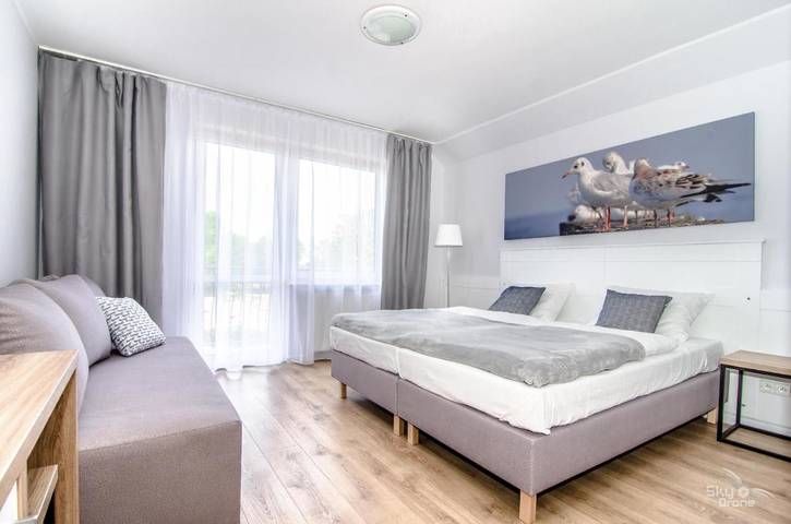 Ferienhaus für 4 Personen, mit Ausblick und Seeblick sowie Balkon und Garten, mit Haustier