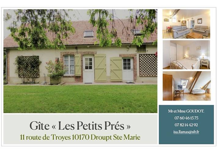 Gîte pour 8 personnes, avec terrasse et jardin dans Droupt-Sainte-Marie
