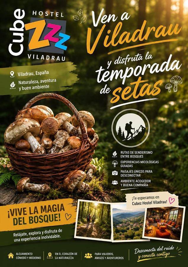 Hostal, con Terraza además de Jardín y Vistas en Viladrau