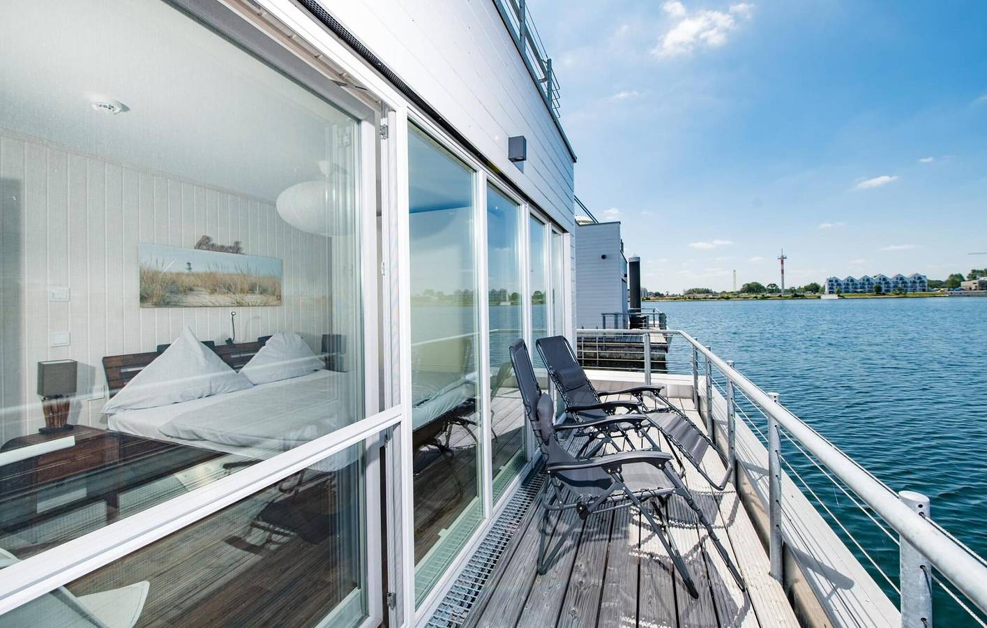 Appartement mit Meerblick, Terrasse und Parkplatz in Olpenitz, Kappeln