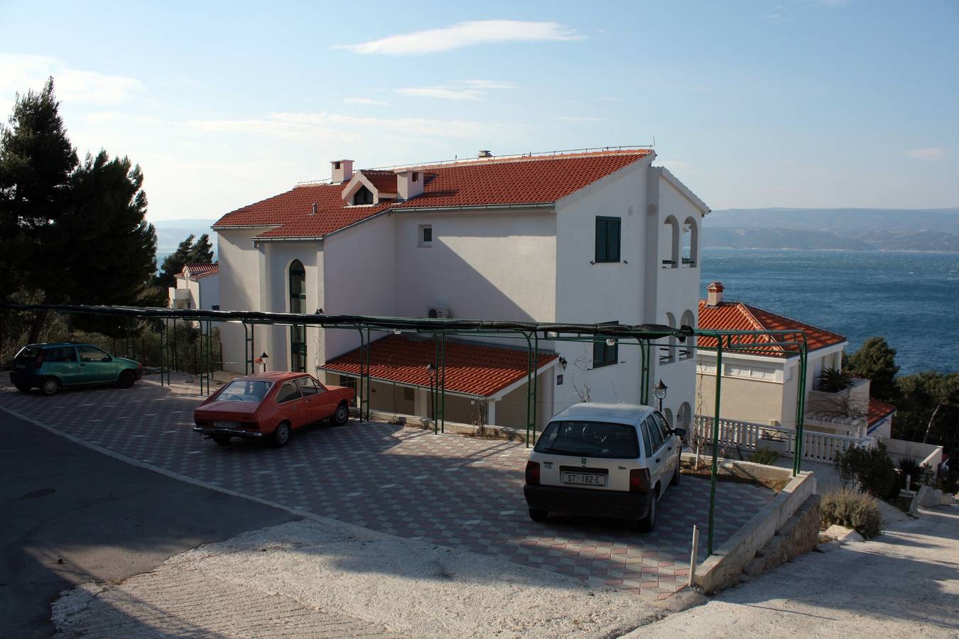 Ganze Wohnung, Studio Appartement mit Terrasse und Meerblick Balica Rat, Omis As-4868-g in Stanici, Omis-Riviera