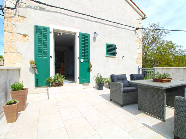 Ferienwohnung für 3 Personen, mit Terrasse