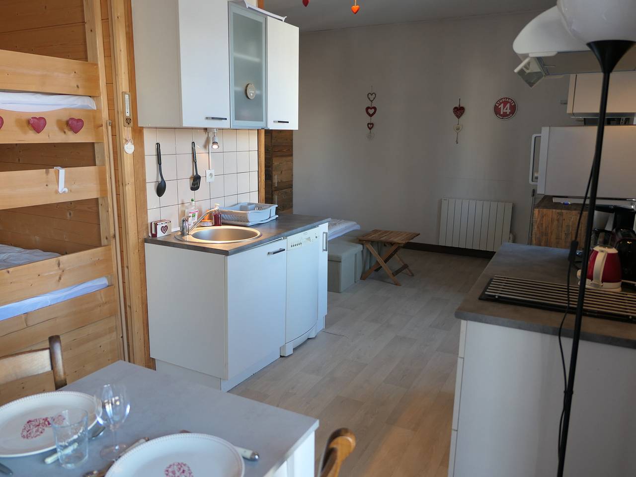Studio entier, Studio confortable pour 4 avec parking proche des télécabines in Saint-Gervais-les-Bains, Pays du Mont-Blanc