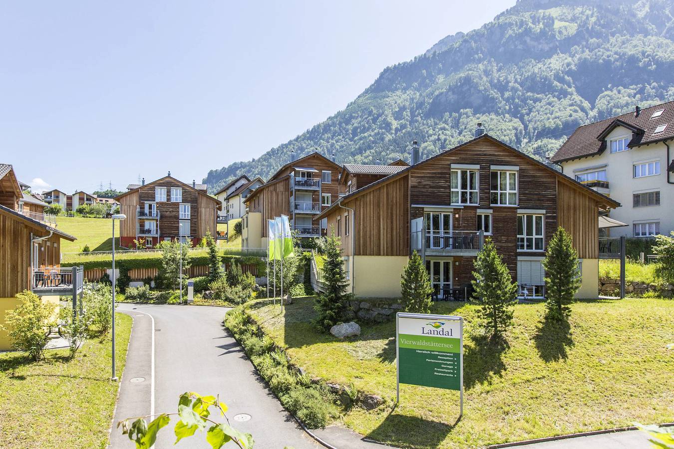 Bungalow für 4 Personen mit Sauna in Morschach, Vierwaldstättersee