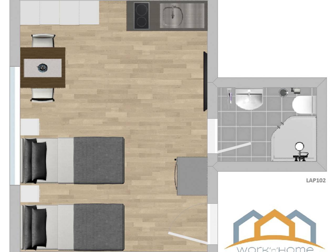 Entire apartment, Lap102 in Lappersdorf, Eastern Bavaria