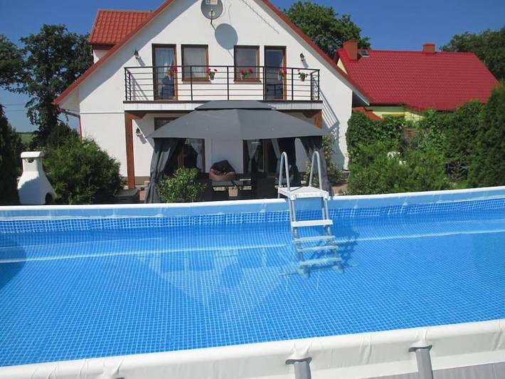 Willa dla 13 osób, z Balkon i Taras oraz Ogród i Basen na Kaszuby