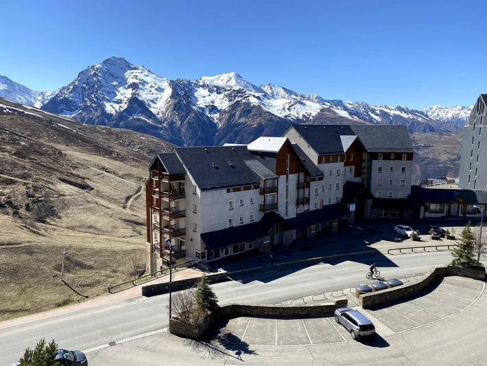 Location de vacances pour 8 personnes, avec balcon à Peyragudes
