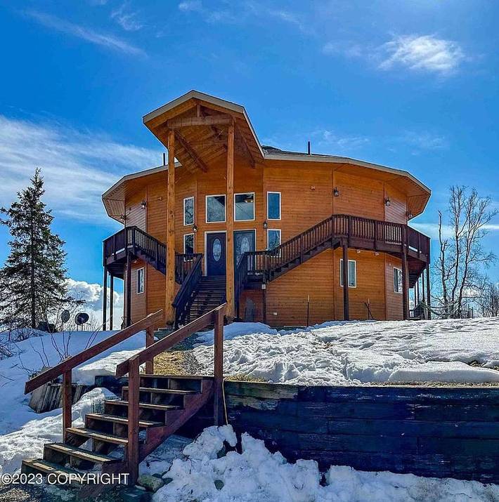 Vakantiewoning voor 3 personen, with terras and uitzicht as well as tuin in Alaska