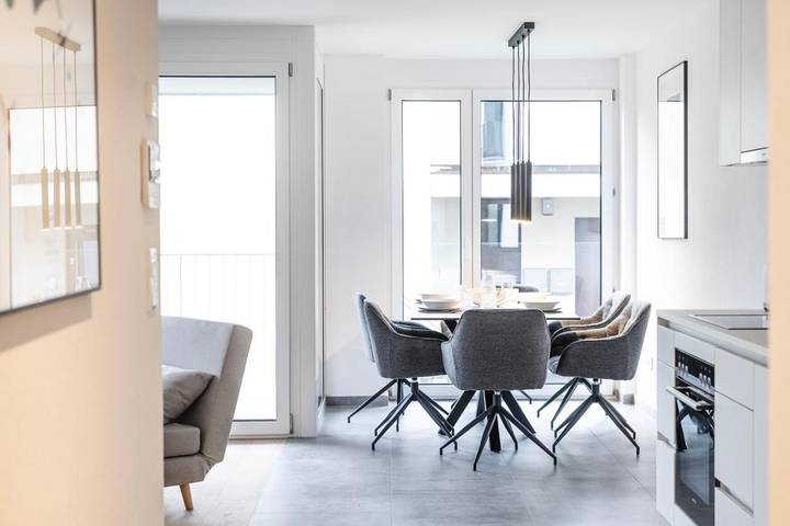 Ferienwohnung für 4 Personen, mit Ausblick und Terrasse
