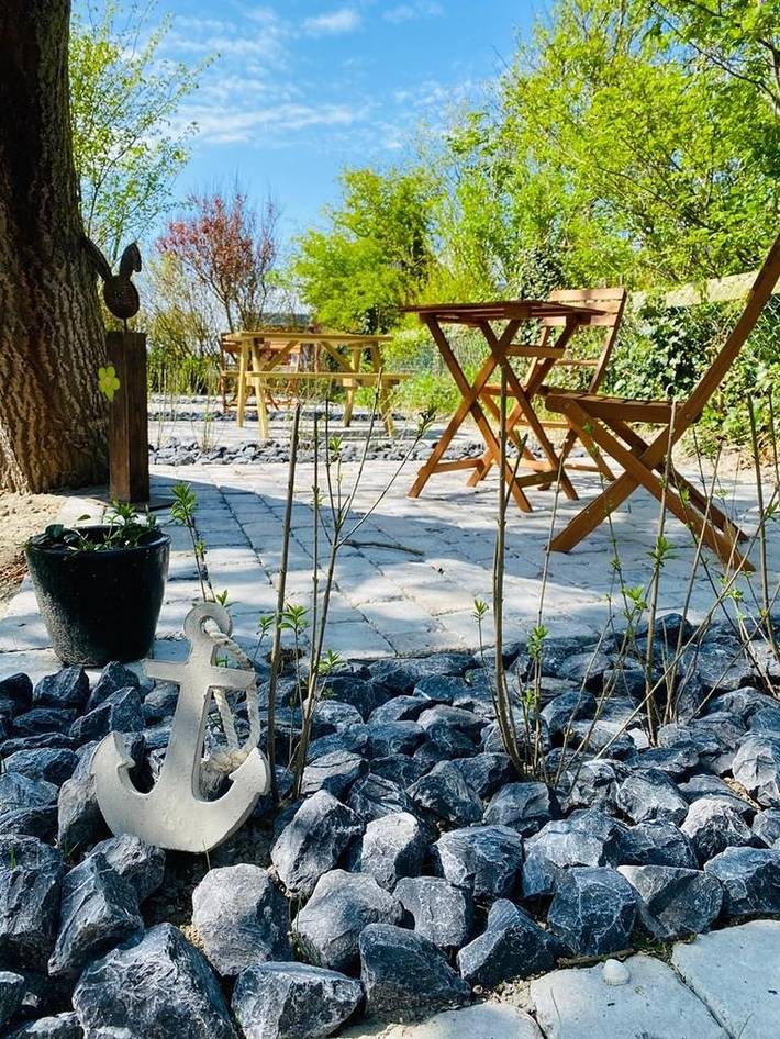 Ferienwohnung für 4 Personen, mit Terrasse und Garten sowie Ausblick auf den Halligen - 2