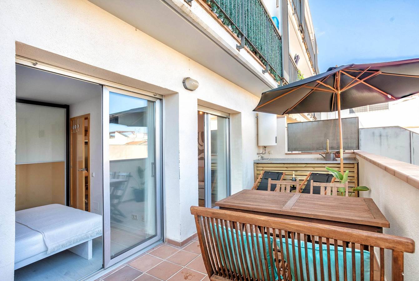 Ganze Wohnung, Mini-Wohnung mit Terrasse und parking in Mataró, Costa del Maresme
