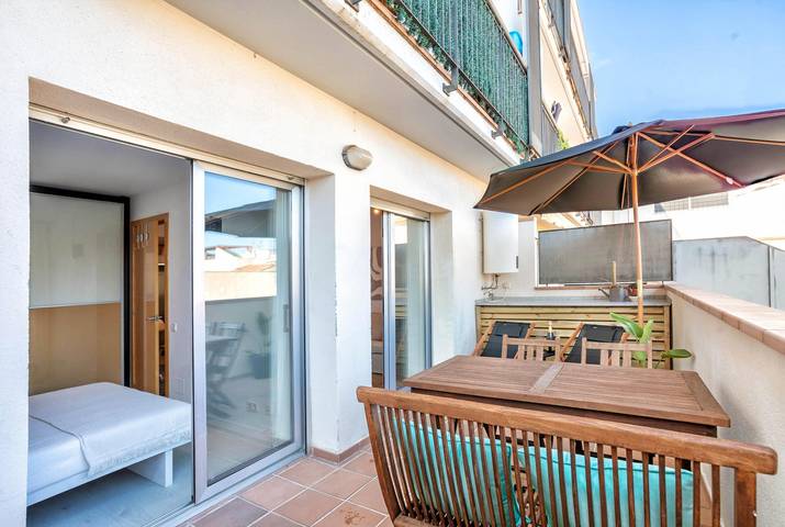 Ferienwohnung für 2 Personen, mit Balkon und Terrasse sowie Ausblick in Mataró - 2