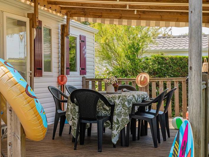 Camping  l'Océan  - Mobilheim 8 personen - Feerique in Brem-sur-Mer, Loire-Tal