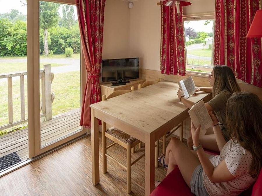 Camping Paradis  La Promenade - Alojamiento 4 personas - Confort+ in Mauges-sur-Loire, Región de Cholet