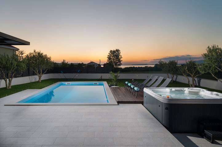 Villa Mareta Zadarvillas in Ljubač (Dalmatien), Zadar