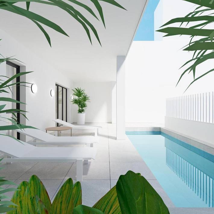 Ferienwohnung für 4 Personen, mit Pool und Balkon - 1