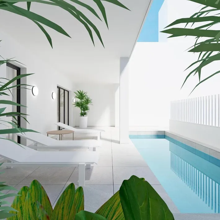 Apartamento de vacaciones para 4 personas, con piscina y balcón - 1