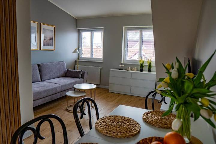 Ferienwohnung für 4 Personen, mit Ausblick in Ustka