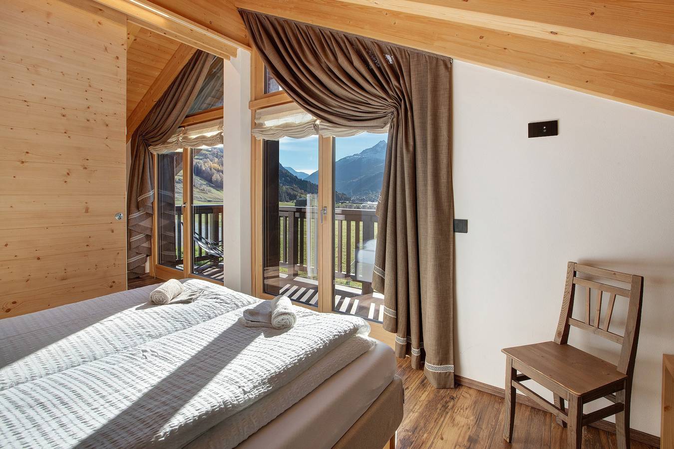 Ganze Wohnung, Ferienwohnung "Baita Emilia e Daniele 13" mit Bergblick, Balkonen und Wlan in Bormio, Bormio Gemeinde