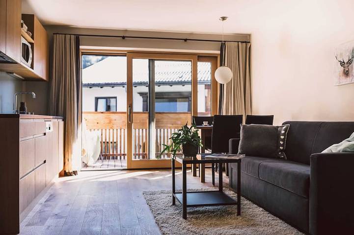 Apartment for 4 people, with garden in Au