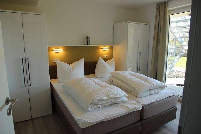 Appartement entier, Seestern 201 - Modern eingerichtetes Apartment für 2 mit geschützter Terrasse in Rechlin, Lac Müritz