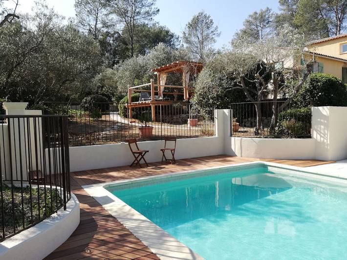 Appartement de vacances pour 4 personnes, avec terrasse ainsi que piscine et jardin dans le Var - 2