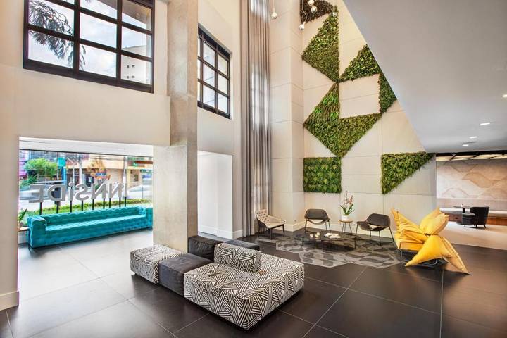 Pousadas para 2 pessoas, com sauna e terraço e ainda vista, com animais de estimação em Itaim Bibi
