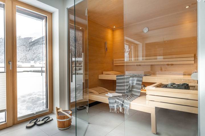 Hütte für 6 Personen, mit Balkon und Terrasse sowie Sauna in Silvretta Montafon