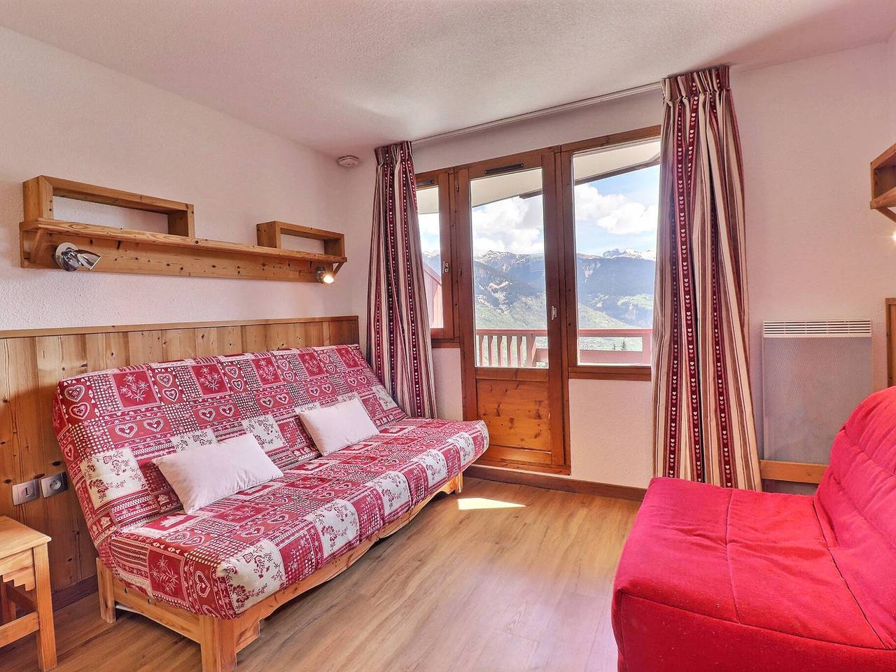 Ganze Wohnung, La Tania - Ski-in/Ski-out Appartement für 4 Personen, 31m², Nr. 716 in Résidence Le Grand Bois A in La Tania, La Perrière