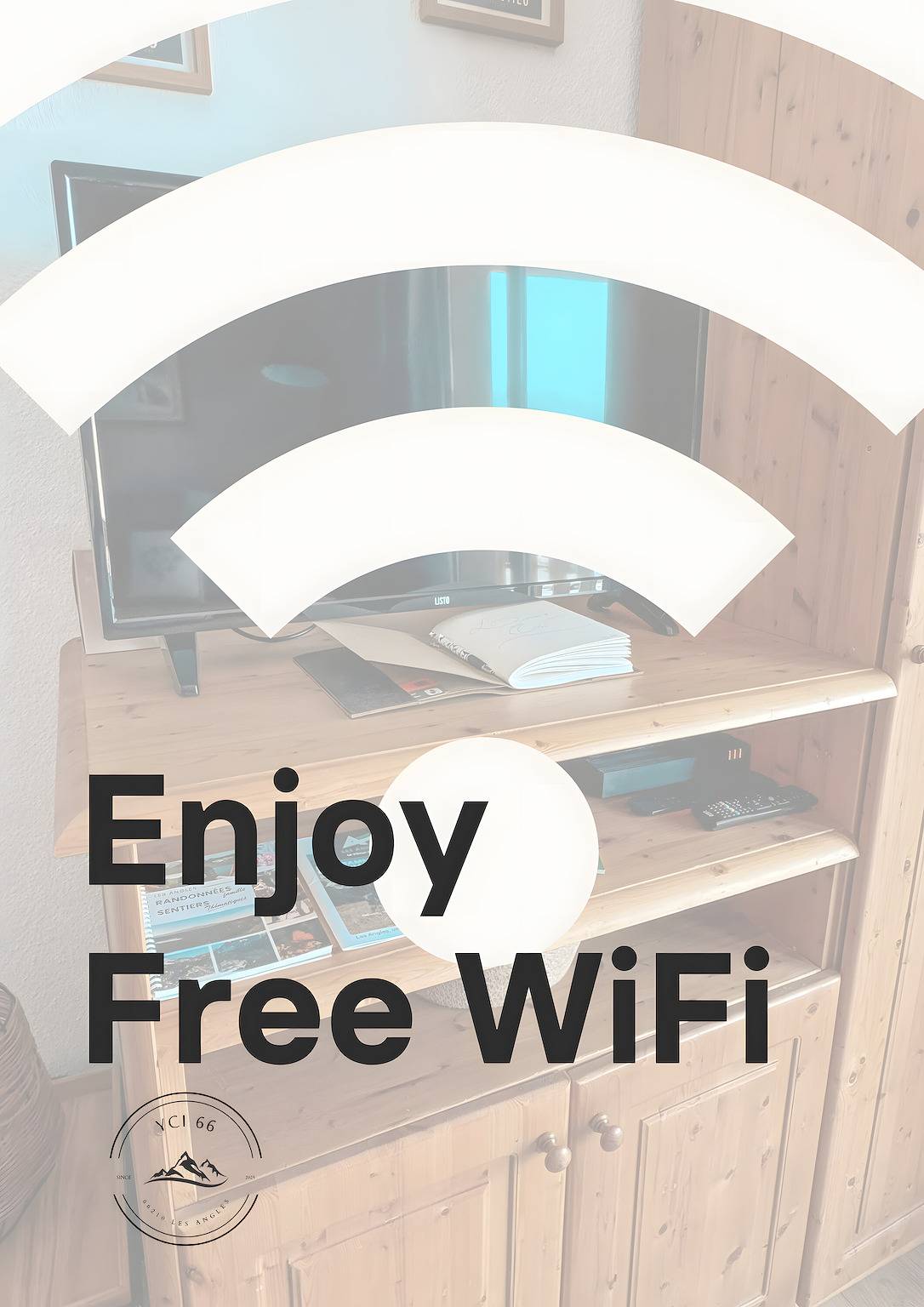 Ganze Wohnung, Appartement 'Yci 66, Eine Englische Auszeit' mit Bergblick, Balkon und Wlan in Les Angles, Prades und Umgebung