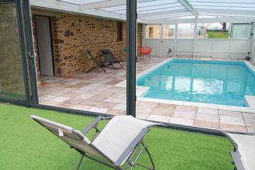 Maison De Vacances pour 8 Personnes dans Iffendic, Région de Rennes, Photo 2