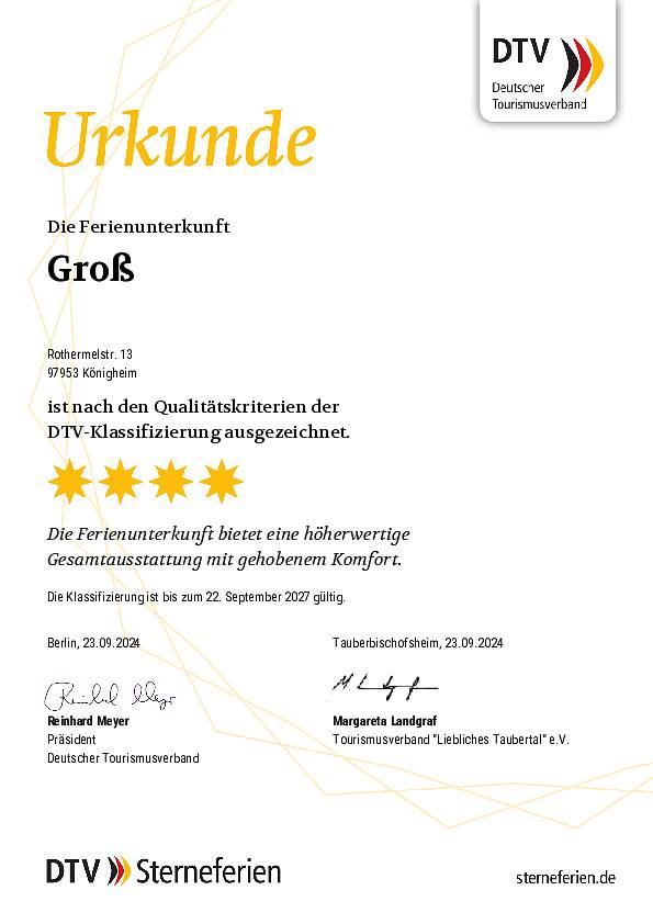 Ferienwohnung Groß Taubertal - Ferienwohnung in Königheim, Taubertal