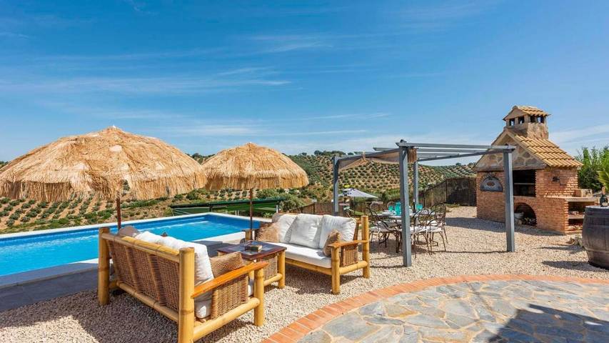 Casa rural para 7 personas, con Terraza además de Jardín y Piscina en Algarinejo