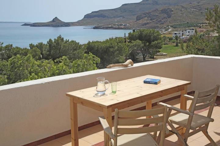 Appartement de vacances pour 5 personnes, avec Balcon et Terrasse ainsi que Jardin et Vue