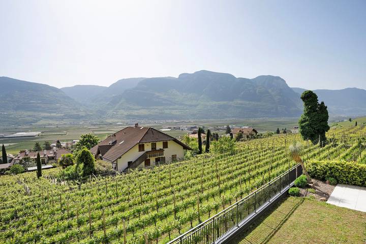 Appartement entier, Appartement 'Bacchushof Cabernet' avec vue sur les montagnes, Wi-Fi et climatisation in Termeno sulla Strada del Vino, Massif de Non