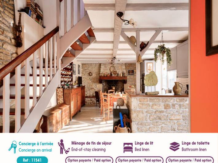 Gîte pour 7 personnes, avec terrasse, adapté aux familles dans Plage Lehan - 3