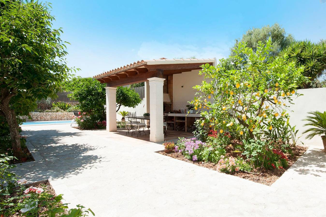 Woodhouse - Preciosa casa de pueblo, con piscina privada, porche con barbacoa y preciosa terraza. Wifi Gratis in Ariany, Interior de Mallorca