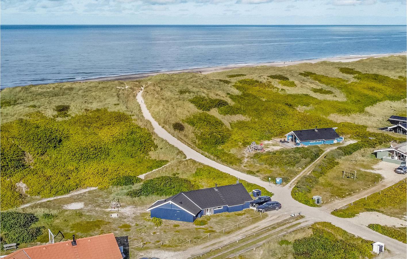 Ferienhaus für 10 Personen mit Sauna in Bjerregård, Holmsland Klit