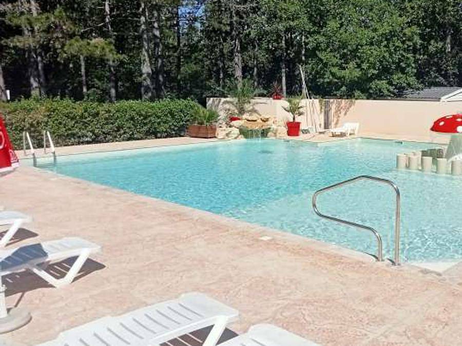 Camping Parc Saint Sauvayre - Mobilhome 4 personnes - Mobilhome Standard in Vagnas, Ardèche