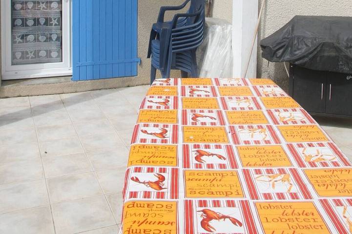 Ferienhaus für 5 Personen, mit Terrasse und Pool