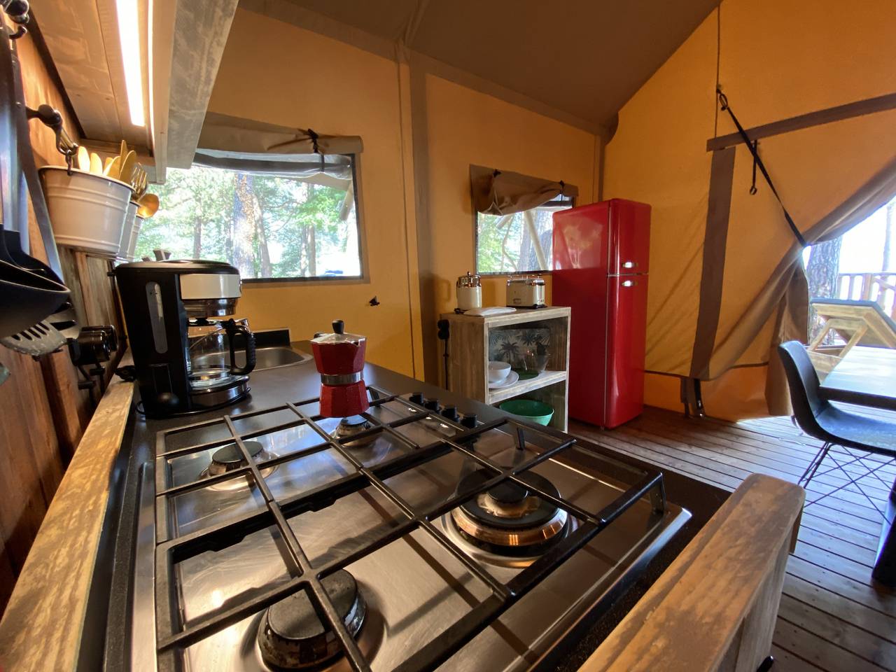 Bungalow per 7 persone con terrazza in Idro, Prealpi Gardesane