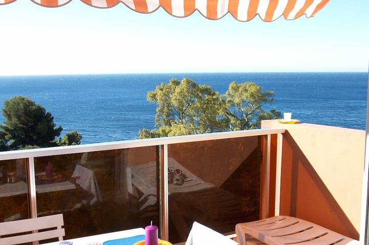 Ganze Wohnung, Ferienwohnung mit Meerblick: Monte Carlo Monaco Nice Côte d'Azur Cannes in Roquebrune-Cap-Martin, Mittelmeerküste (Frankreich)