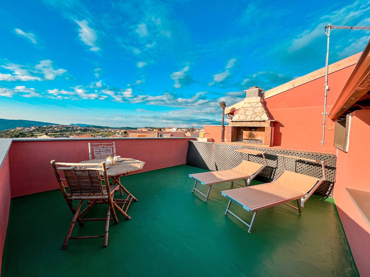 Holiday Home 'Meravigliosa Terrazza' with Sea View, Wi-Fi and Air Conditioning in Tresnuraghes, Planargia