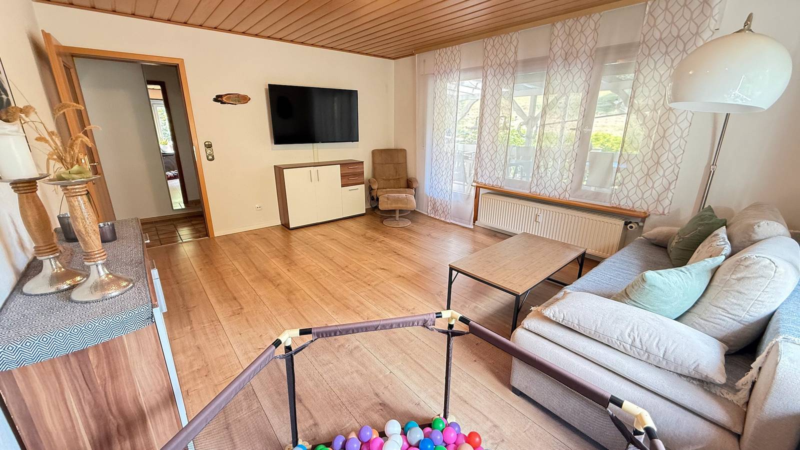 Ganze Wohnung, Ferienwohnung 'Traumhaftes Übernachten Im Grünen' mit privater Terrasse, Wlan und Klimaanlage in Freiamt, Südschwarzwald