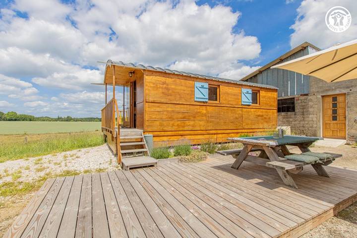 Gîte pour 3 personnes, avec Balcon et Terrasse