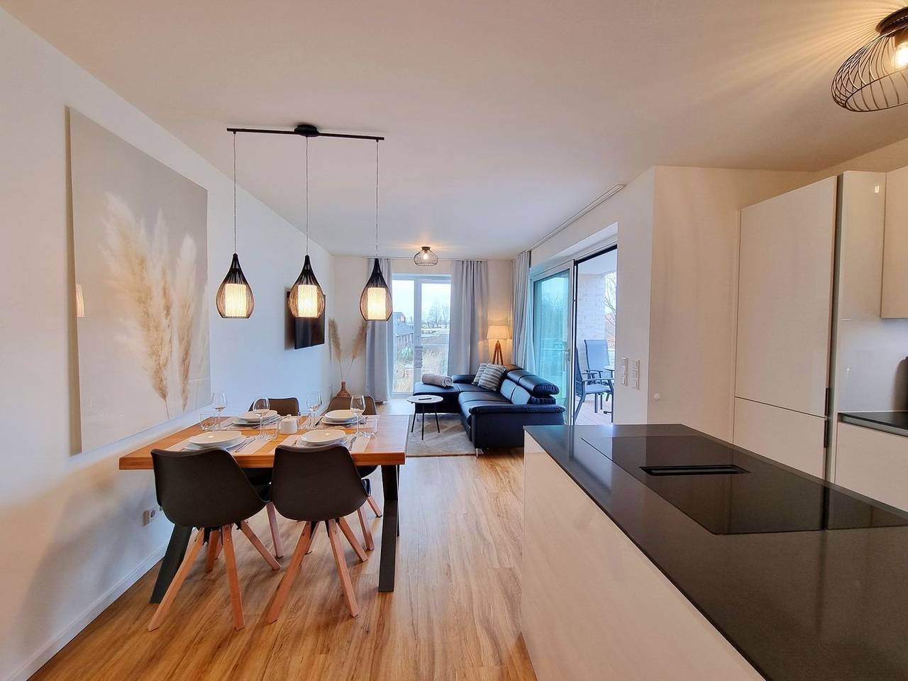 Appartement entier, Ostsee Ferienwohnung Ostseeblick nur 50m Fußweg zum Meer in Kalifornien (Mer Baltique), Schönberg