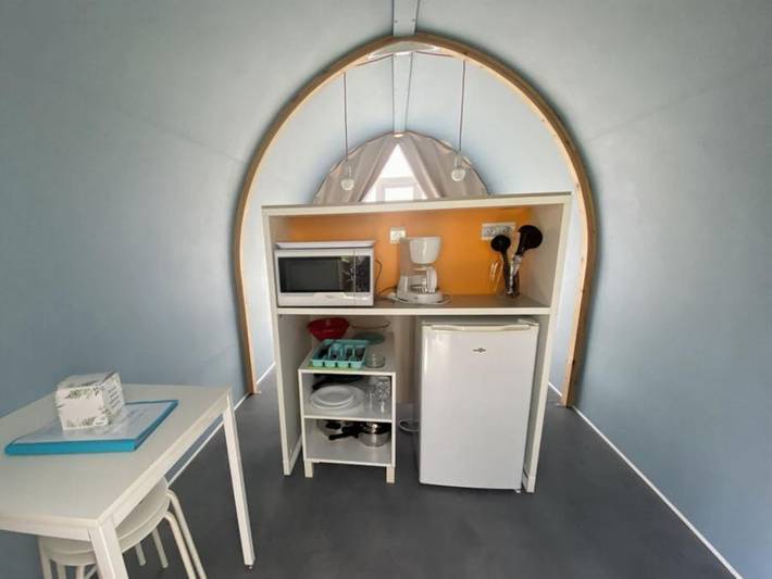 Camping Crin Blanc - Bungalowzelt 2 personen - Coco Sweet 2 Personen - 1 Schlafzimmer, ohne Sanitäranlagen, nicht klimatisiert in Arles, Mittelmeerküste (Frankreich)